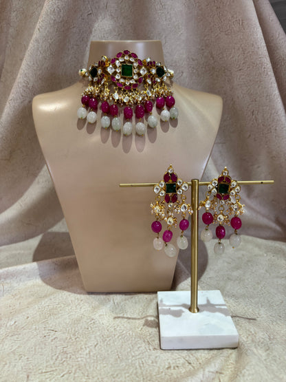 The Anvika Choker Necklace Set